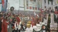 La promulgación de la Constitución de 1812, obra de Salvador Viniegra (Museo de las Cortes de Cádiz).