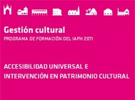 portada curso Accesibilidad universal e intervención en patrimonio cultural