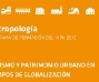 Detalle. Portada del folleto del Curso Turismo y patrimonio urbano en tiempos de globalización.