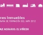 Detalle. Portada del folleto del Curso Paisaje agrario: el viñedo