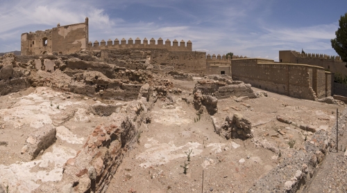 Alcazaba. Almería. Mirador de la Odalisca. Autor: Cazalla Montijano, Juan Carlos. Fondo Gráfico IAPH