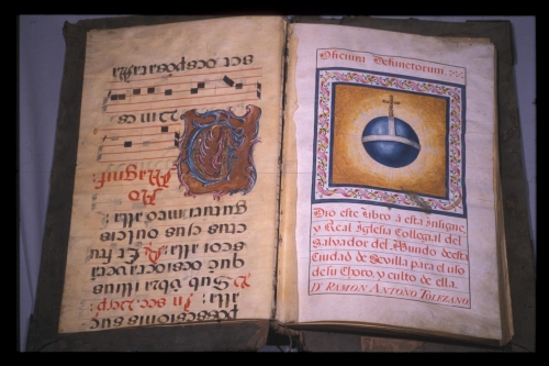Libro de Coro. Iglesia del Divino Salvador. Sevilla. Autor: Fernández López, José. Fondo Gráfico IAPH