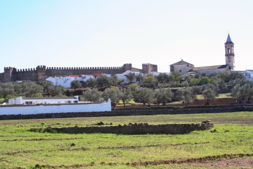 Castillo de Sancho IV El Bravo. Cumbres Mayores. Autor: Delgado Méndez, Aniceto. Fondo Gráfico IAPH