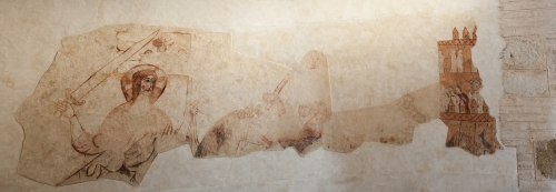 Pinturas murales de la ermita de San Mamés. Aroche. Autor: Cazalla Montijano, Juan Carlos. Fondo Gráfico IAPH
