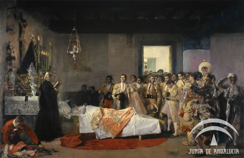 Muerte del Maestro. José Villegas.