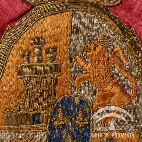 Pendón de la Hermandad de la Virgen de Valme.