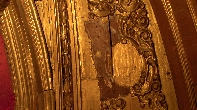 Detalle del deterioro de uno de los retablos