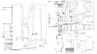 Vista del plano de detalle de instalaciones de luminarias en cornisas