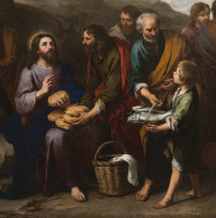 "Multiplicación de los panes y los peces". Resultado final de la restauración llevada a cabo en el IAPH