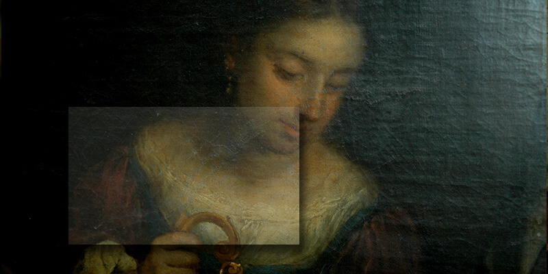 Alteración de los pigmentos en el lienzo “Santa Isabel de Hungría curando a los tiñosos”