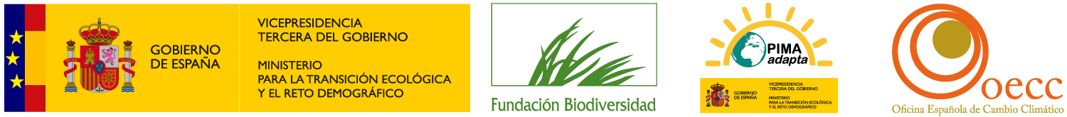 logos footer MITECO Fundación Biodiversidad