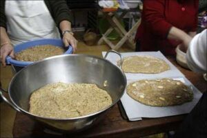 Elaboración de tortas de pan
