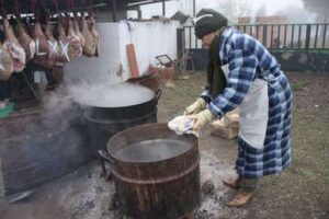 Elaboración de jabón de matanza