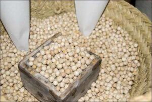 Elaboración de garbanzos tostados