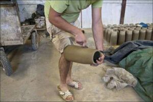 Elaboración de tejas