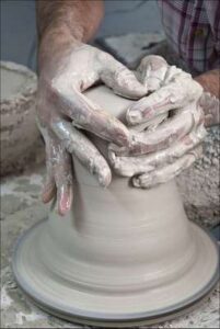 Cerámica pintada de la Rambla