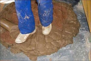 Alfarería en el taller de José Balboa