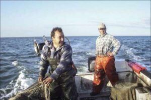 Pesca artesanal con trasmallo