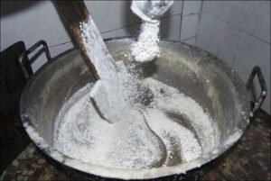 Elaboración de yemas