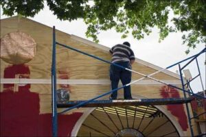 Construcción de portadas de casetas