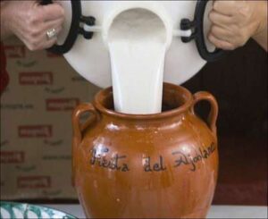 Elaboración de ajoblanco