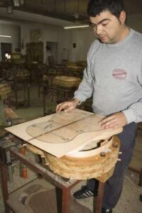 Construcción de guitarras. Taller Valeriano Bernal