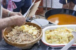 Elaboración de las sopas perotas