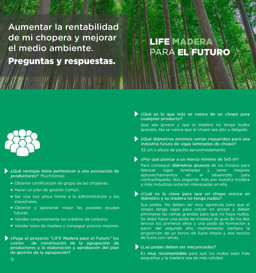 Folleto “Rentabilizar la chopera”