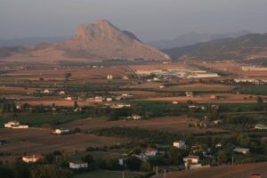 Paisaje de la Peña de los Enamorados