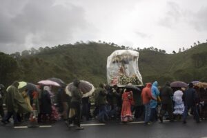 Paisaje de la romería de Sotiel