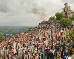 Paisaje de la romería de Andújar