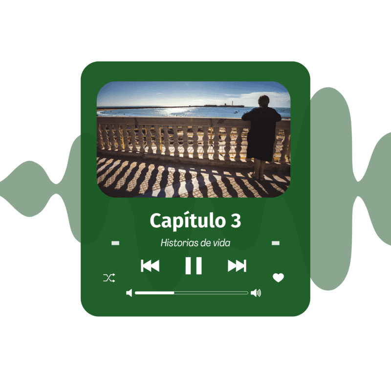 Capítulo 3 del Podcast titulado "Sobre el proyecto – Historias de vida"